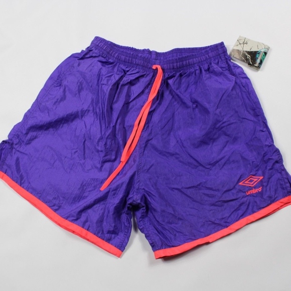 purple umbro shorts